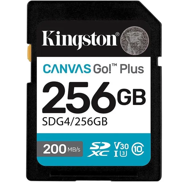 Kingston SDG4 256Gb (U3, UHS-I, V30, A2) SD/XC High Speed