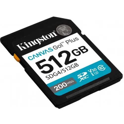 Kingston SDG4 512Gb (U3, UHS-I, V30, A2) SD/XC High Speed