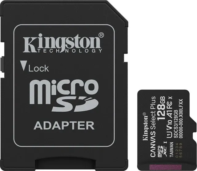 Kingston SDCS3 128Gb (U1 UHS-I V10) MicroSD/XC