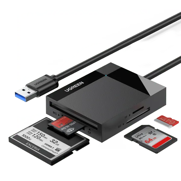 UGREEN USB 3.0 All-in-One Card Reader 50cm (30333)External USB 3.0 Card Reader