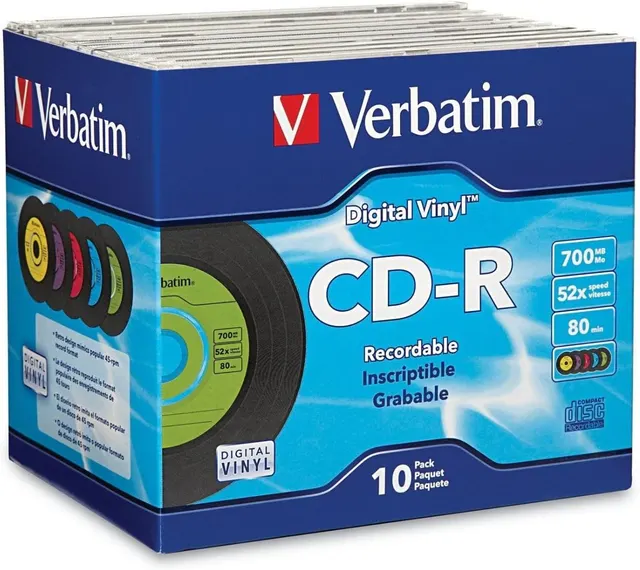 Blank CD-R Verbatim1 box (տուփ) 4x/48x 700Mb
