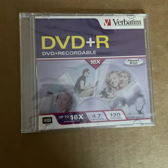 Blank DVD Verbatim 1 box (տուփ) 1x/8x/16x