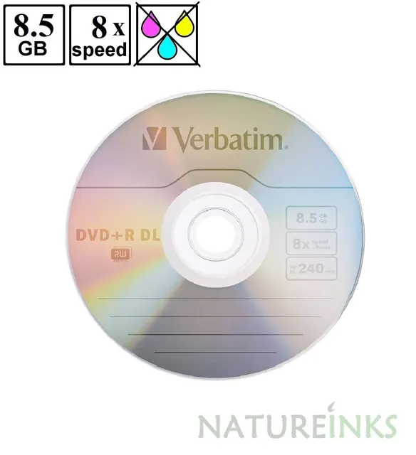 Blank DVD Verbatim 8.5 Gb 1x/8x 8.5Gb