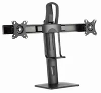 Gembird MS-D2-01 two monitors VESA Arm stand Swivel, Tilt and Rotation