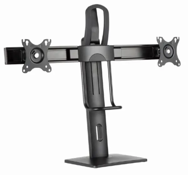 Gembird MS-D2-01 two monitors VESA Arm stand Swivel, Tilt and Rotation