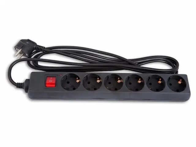 Gembird SPG6-B-15PPB network filter 6 sockets 4.5m (վարդակ)