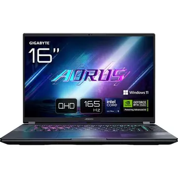 AORUS MASTER 16 AM6H (BZHC6KZE64SP) 16" OLED WQXGA 2560x1600 240Hz, Intel Ultra 9 275HX, 32Gb DDR5, 1Tb, RTX 5090 24Gb, Black, Win 11 Pro