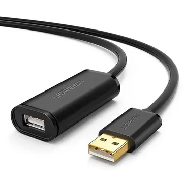 UGREEN USB 2.0 Active Extension Cable with Chipset 20m (Black) (10324)