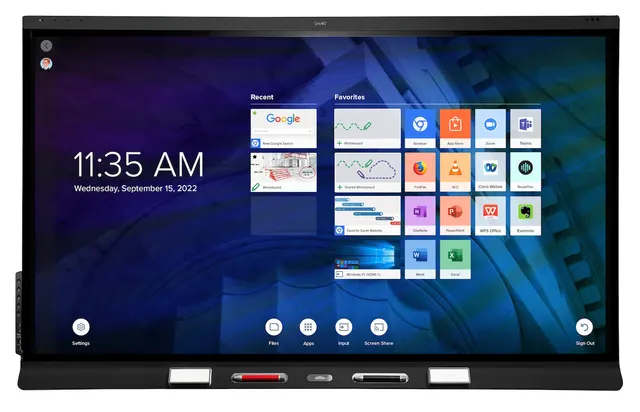 NQ065 Interactive smartboard Ai CAMERA 65 Interactive Flat Panel 4K UHD