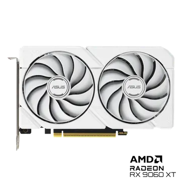 ASUS DUAL-RX9060XT-16G-WHITE Edition 16GB GDDR6
