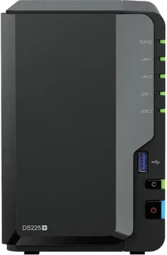 Synology DS225+ 2 Bay Barebone NAS