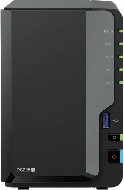 Synology DS225+ 2 Bay Barebone NAS