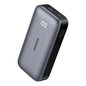 UGREEN Nexode 10000mAh 30W Two-way Fast Charging Power Bank Black (25185) Power Bank 1C1A