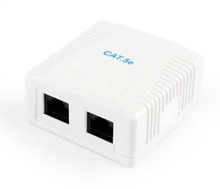 Gembird Wall outlet NCAC-2U5E-01 Wall outlet 2 port