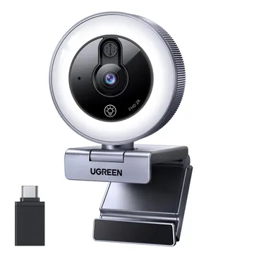 UGREEN USB HD 2K Web Cam with Fill Light (65857)