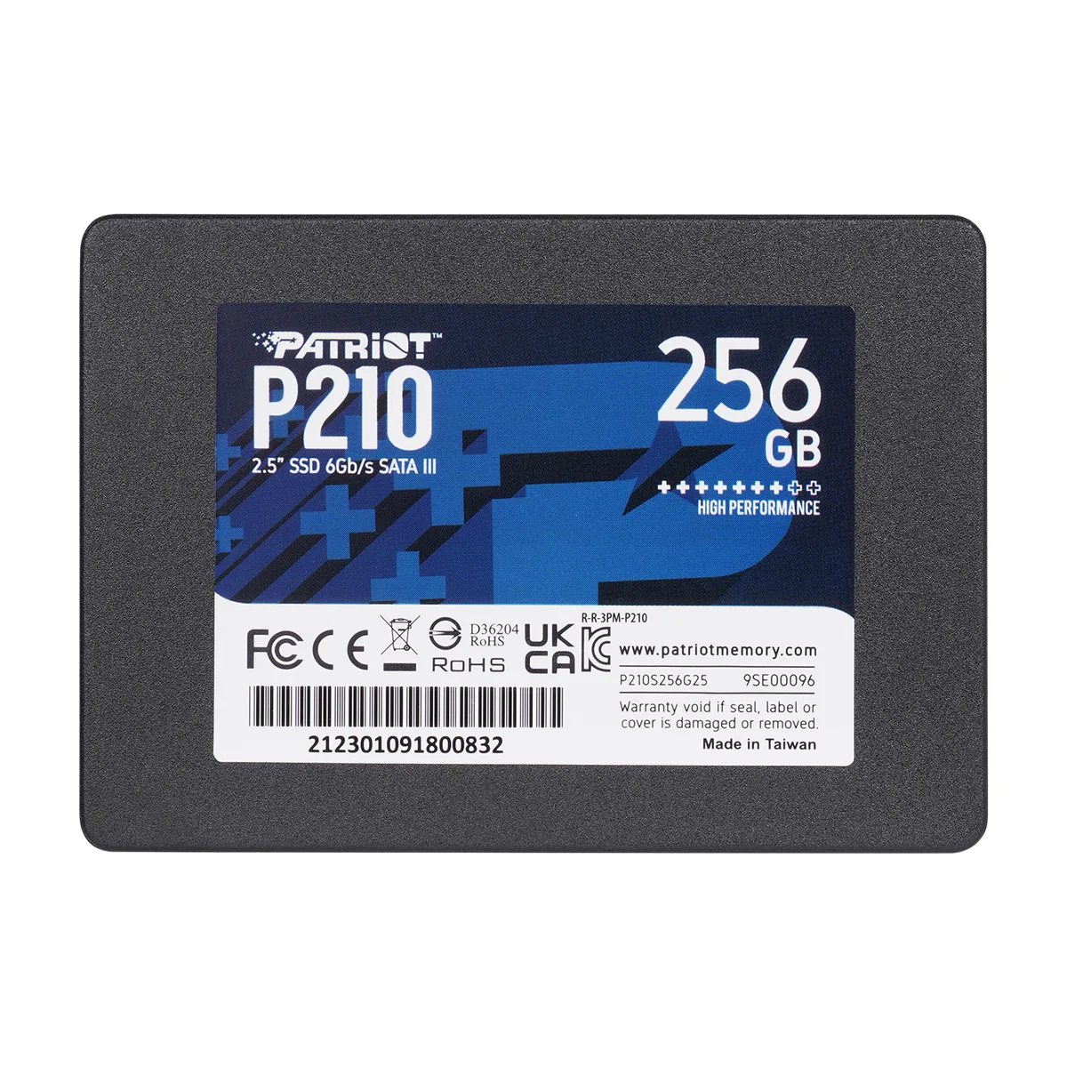 Patriot P210 256Gb SATA2.5" SSD (P210S256G25)