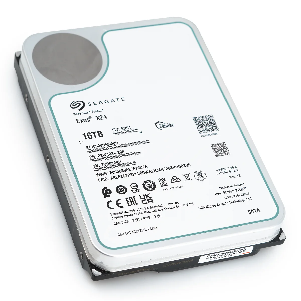 Seagate Exos X24 ST16000NM000H 16TB