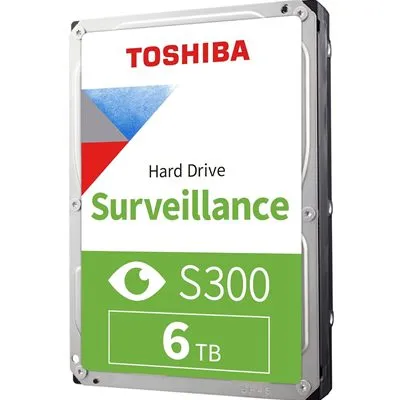 Toshiba S300 Surveillance Hard Drive 6TB HDD (HDWT860UZSVA)
