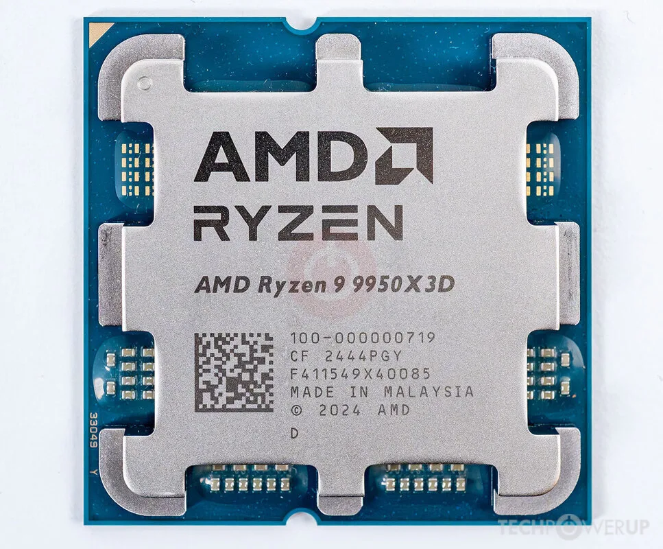 AMD Ryzen 9 9950X3D AM5s 16Cores 32Threads 128Mb L3 Cache CPU