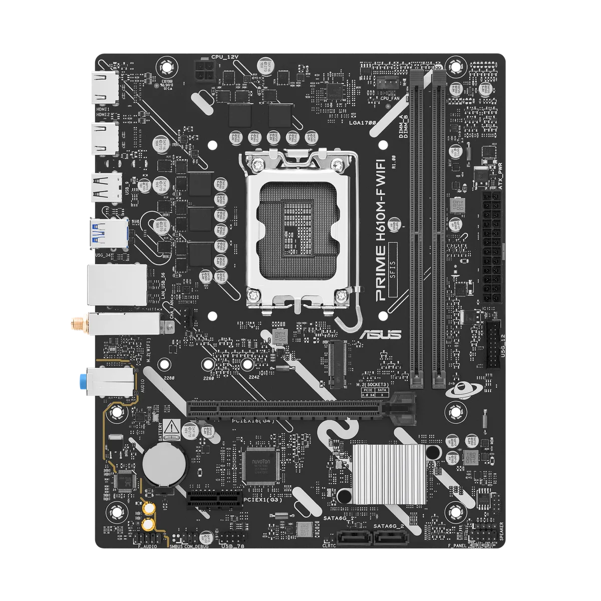 Asus PRIME H610M-F WIFI 1700s DDR5 ready (90MB1NS0-M0EAY0)