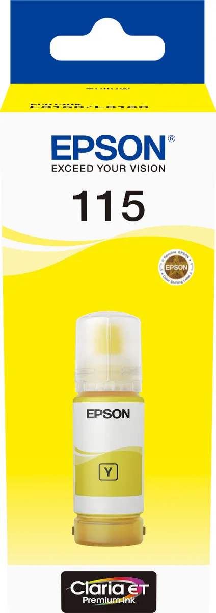 Epson 115 EcoTank Yellow ink bottle (L8160, L8180)
