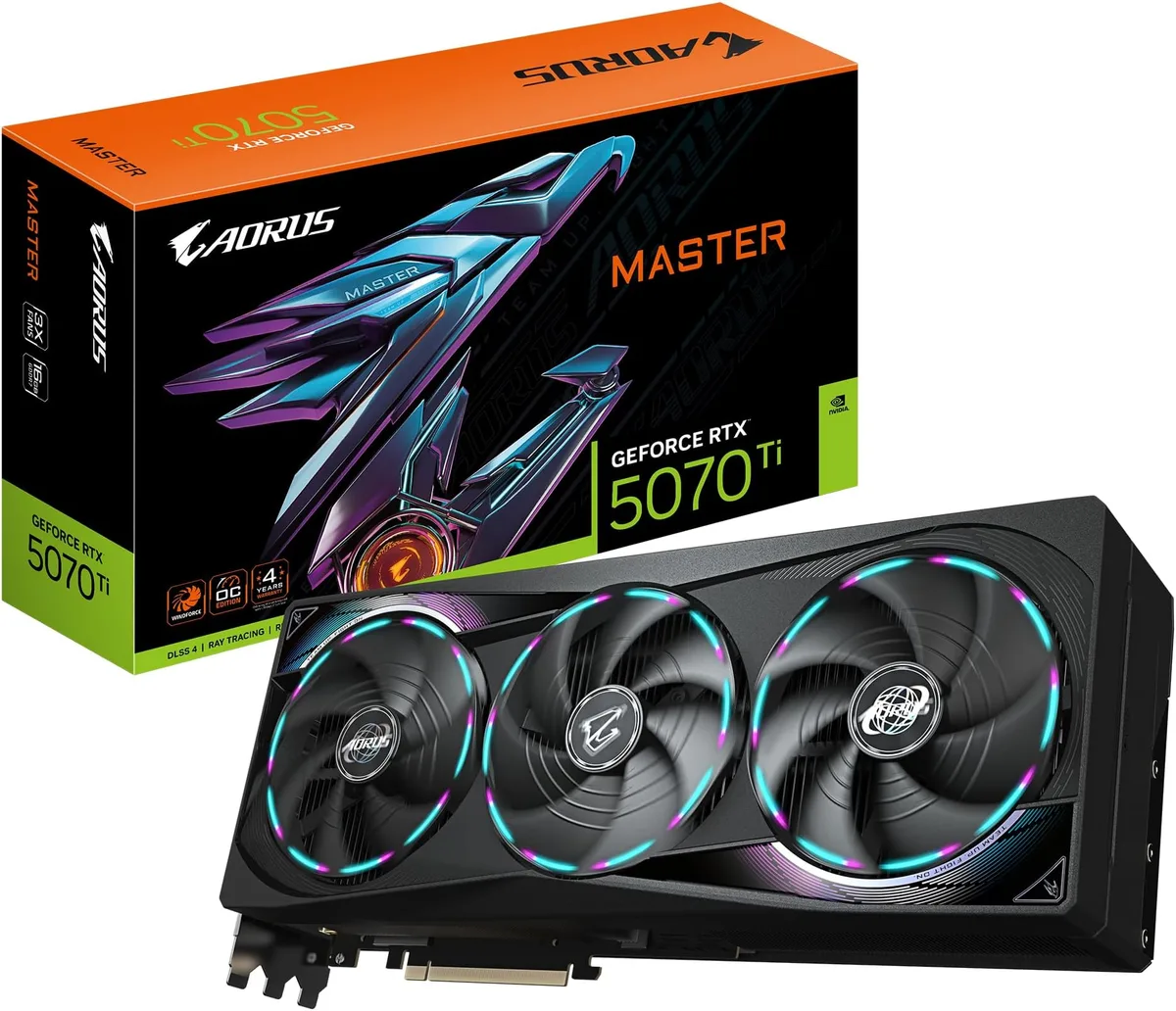 Gigabyte RTX5080 MASTER ICE 16GB GDDR7 256bit 3xDP HDMI